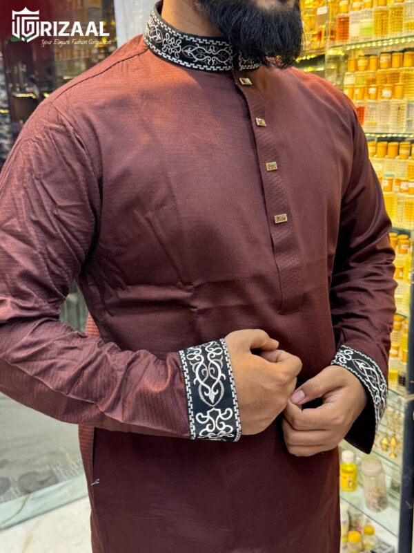 Premium Embroidery Panjabi - Image 3